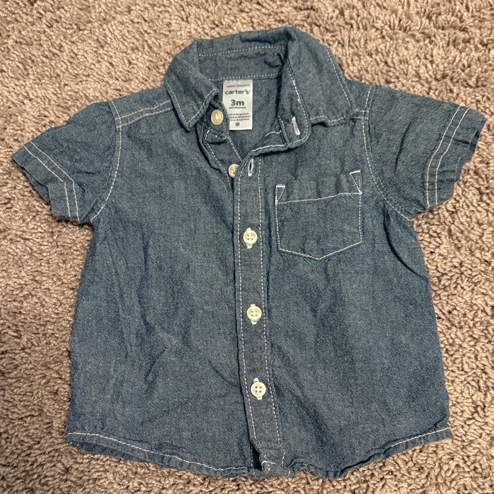 Carter's Classic Blue Button-Down Shirt